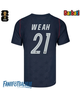 Statele Unite Timothy Weah #21 Tricou Fotbal Replică Mondial 2026 Barbati Deplasare